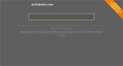 Desktop Screenshot of mcfadealer.com